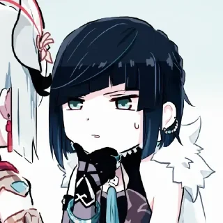 💙 emoji ɢᴇɴsʜɪɴ ɪᴍᴘᴀᴄᴛ¹ Telegram sticker 21 of 120