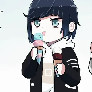 💙 emoji ɢᴇɴsʜɪɴ ɪᴍᴘᴀᴄᴛ¹ Telegram sticker 14 of 120