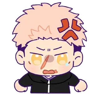 😡 emoji Chibi JJK [@TodorokiShouto] Telegram sticker 19 of 32