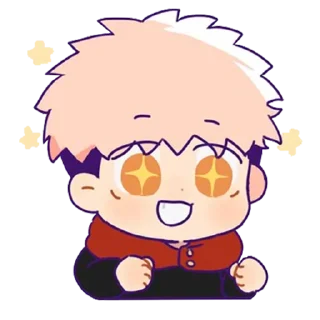 🤩 emoji Chibi JJK [@TodorokiShouto] Telegram sticker 18 of 32