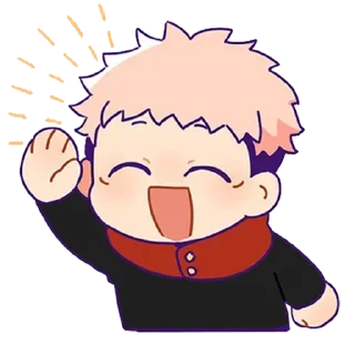 👋 emoji Chibi JJK [@TodorokiShouto] Telegram sticker 20 of 32