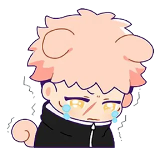 😭 emoji Chibi JJK [@TodorokiShouto] Telegram sticker 6 of 32