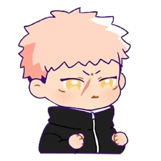 😠 emoji Chibi JJK [@TodorokiShouto] Telegram sticker 9 of 32