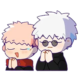 🙏 emoji Chibi JJK [@TodorokiShouto] Telegram sticker 15 of 32