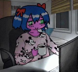 Sticker from NS video