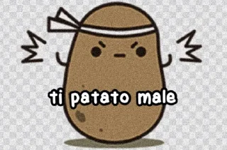 😡 emoji pack patate @asocialee @AmoSoloCagnolino101 Telegram sticker 6 of 14