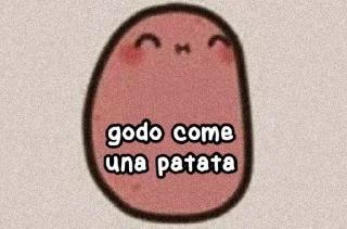 Sticker from pack patate @asocialee @AmoSoloCagnolino101