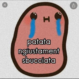 Sticker from pack patate @asocialee @AmoSoloCagnolino101