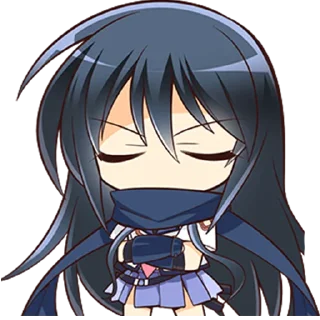 😑 emoji Angel Beats! @Nekostickerss Telegram sticker 17 of 40