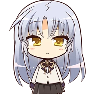 ☺️ emoji Angel Beats! @Nekostickerss Telegram sticker 5 of 40
