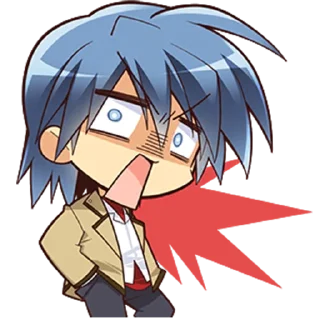 😟 emoji Angel Beats! @Nekostickerss Telegram sticker 20 of 40