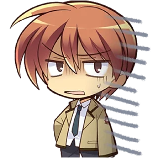 😑 emoji Angel Beats! @Nekostickerss Telegram sticker 11 of 40