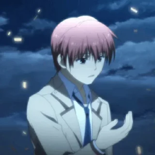 Sticker from Angel beats「°🍷💫 @gansonraklin .