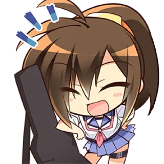 🤣 emoji Angel Beats! @Nekostickerss Telegram sticker 18 of 40