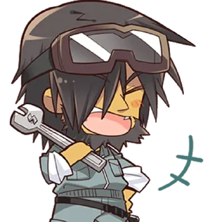 🤣 emoji Angel Beats! @Nekostickerss Telegram sticker 16 of 40