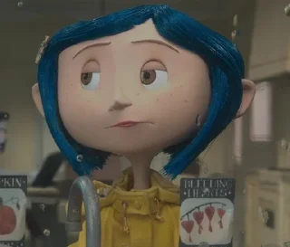 😐 emoji Coraline ⚉ ⚉ Telegram sticker 11 of 89