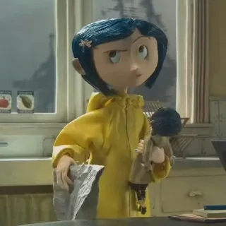 😒 emoji Coraline ⚉ ⚉ Telegram sticker 13 of 89