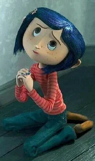 🥺 emoji Coraline ⚉ ⚉ Telegram sticker 12 of 89