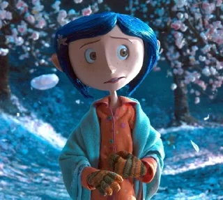 😨 emoji Coraline ⚉ ⚉ Telegram sticker 7 of 89