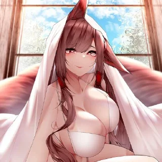 Sticker from ⌜ Akagi ❤️‍🔥 ⌟  ᨒ @KurumiFan ⛩️