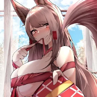 Sticker from ⌜ Akagi ❤️‍🔥 ⌟  ᨒ @KurumiFan ⛩️
