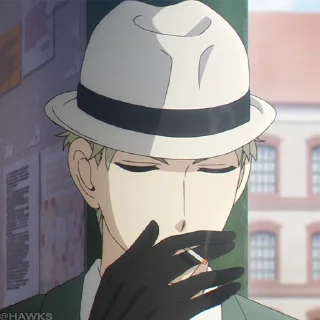 🎩 emoji 🎩 Loid Forger (@TodorokiShouto) Telegram sticker 8 of 110