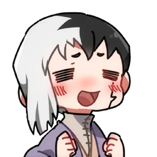 😍 emoji Dr. Stone [@TodorokiShouto] Telegram sticker 20 of 89