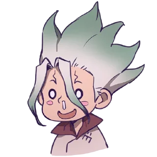 😀 emoji Dr. Stone [@TodorokiShouto] Telegram sticker 5 of 89