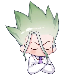 😤 emoji Dr. Stone [@TodorokiShouto] Telegram sticker 11 of 89