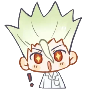 🤩 emoji Dr. Stone [@TodorokiShouto] Telegram sticker 10 of 89