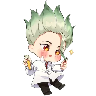 🤩 emoji Dr. Stone [@TodorokiShouto] Telegram sticker 12 of 89