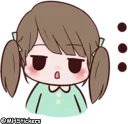 😶 emoji @MHStickers Chubby Girl 1 Telegram sticker 12 of 42
