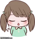 🙄 emoji @MHStickers Chubby Girl 1 Telegram sticker 7 of 42