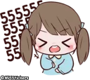 😤 emoji @MHStickers Chubby Girl 1 Telegram sticker 5 of 42