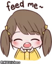 😋 emoji @MHStickers Chubby Girl 1 Telegram sticker 18 of 42
