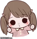 😵 emoji @MHStickers Chubby Girl 1 Telegram sticker 1 of 42