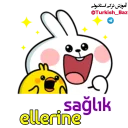 🤗 emoji @Turkish_Baz Tavşan2 Telegram sticker 16 of 120