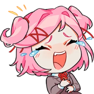 😂 emoji DDLC Telegram sticker 16 of 32