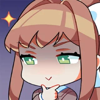 💡 emoji DDLC Telegram sticker 7 of 32
