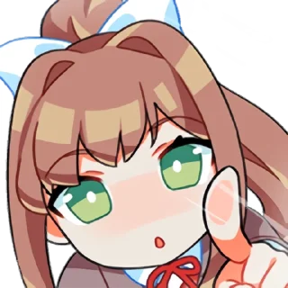 📺 emoji DDLC Telegram sticker 11 of 32