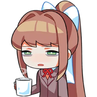 Sticker from DDLC