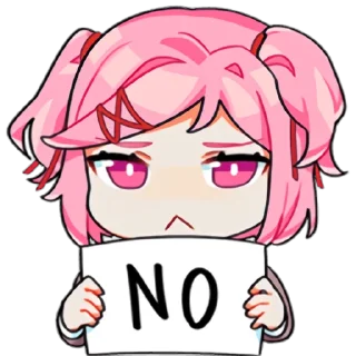 ❌ emoji DDLC Telegram sticker 17 of 32