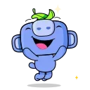🙌 emoji Wumpus Beyond (Hello Wumpus) | @discord_stickers Telegram sticker 5 of 30
