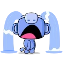 😭 emoji Wumpus Beyond (Hello Wumpus) | @discord_stickers Telegram sticker 7 of 30