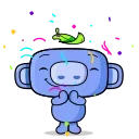 👏 emoji Wumpus Beyond (Hello Wumpus) | @discord_stickers Telegram sticker 6 of 30
