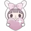 🤍 emoji sᥕᥱᥱ𝗍 ᥴrᥱᥲm g᰻rᥣ ♡︎ @I1RRN Telegram sticker 12 of 40