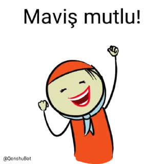 😄 emoji Maviş @Qonshubot Telegram sticker 12 of 31