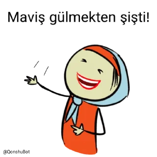 🤣 emoji Maviş @Qonshubot Telegram sticker 23 of 31