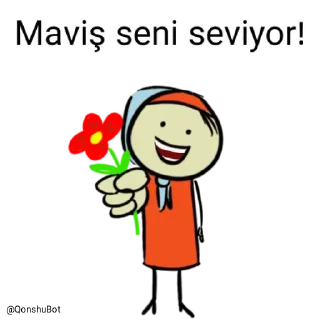 ❤️ emoji Maviş @Qonshubot Telegram sticker 8 of 31