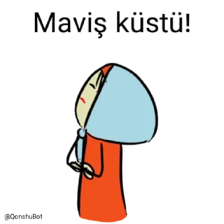 😒 emoji Maviş @Qonshubot Telegram sticker 13 of 31